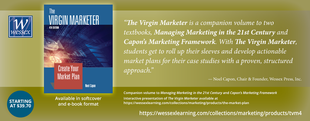 Featured Book: The Virgin Marketer by Professor Noel Capon