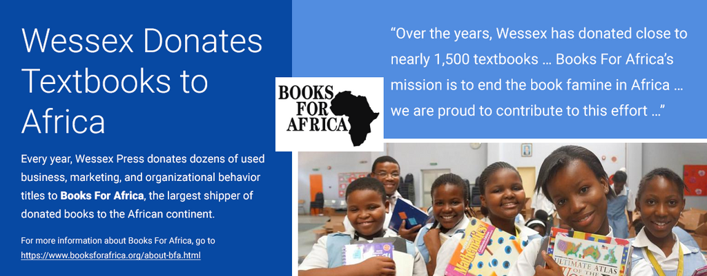 Wessex Press Donates Textbooks to Africa