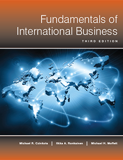 Fundamentals of International Business 3rd Edition, by Czinkota, Ronkainen, and Moffett